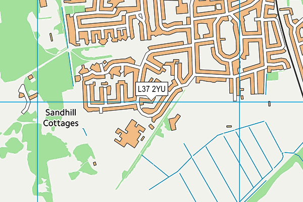 L37 2YU map - OS VectorMap District (Ordnance Survey) L37 2YU map - OS VectorMap District (Ordnance Survey)