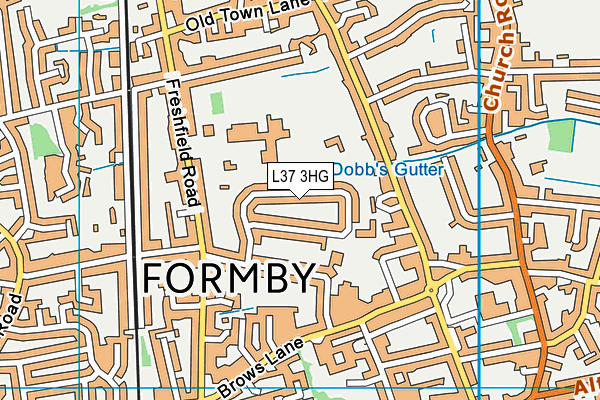 L37 3HG map - OS VectorMap District (Ordnance Survey) L37 3HG map - OS VectorMap District (Ordnance Survey)
