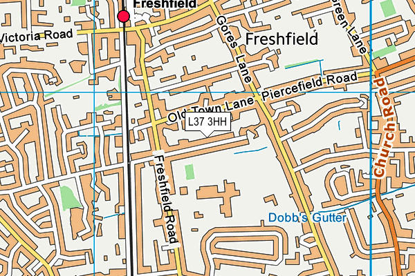 L37 3HH map - OS VectorMap District (Ordnance Survey) L37 3HH map - OS VectorMap District (Ordnance Survey)