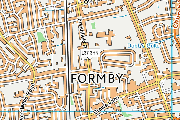 L37 3HN map - OS VectorMap District (Ordnance Survey)
