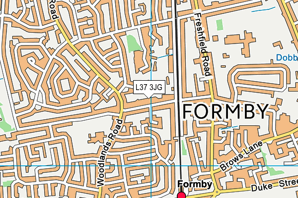 L37 3JG map - OS VectorMap District (Ordnance Survey) L37 3JG map - OS VectorMap District (Ordnance Survey)