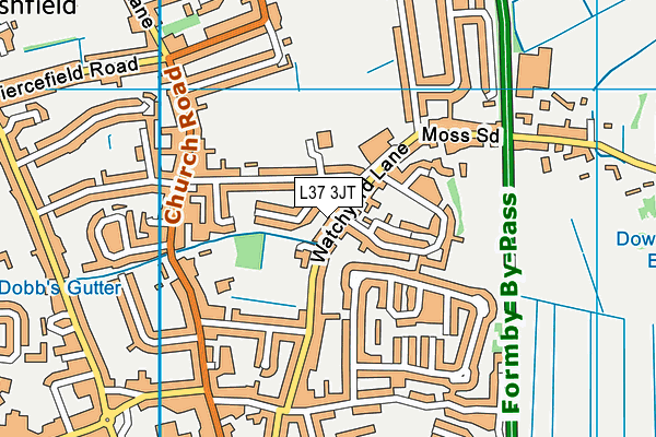 L37 3JT map - OS VectorMap District (Ordnance Survey) L37 3JT map - OS VectorMap District (Ordnance Survey)