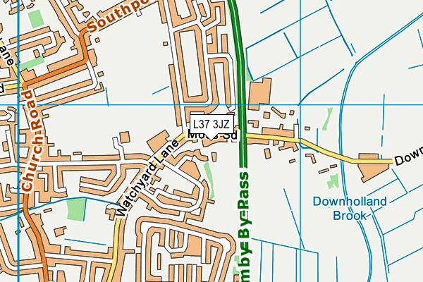 L37 3JZ map - OS VectorMap District (Ordnance Survey) L37 3JZ map - OS VectorMap District (Ordnance Survey)