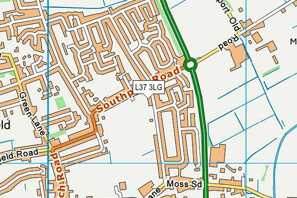 L37 3LG map - OS VectorMap District (Ordnance Survey) L37 3LG map - OS VectorMap District (Ordnance Survey)