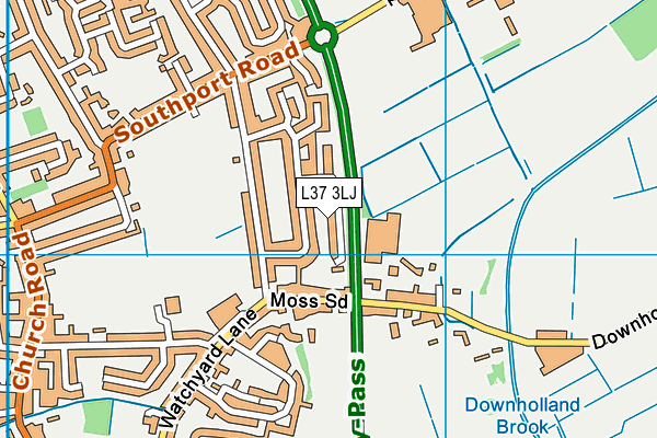 L37 3LJ map - OS VectorMap District (Ordnance Survey) L37 3LJ map - OS VectorMap District (Ordnance Survey)