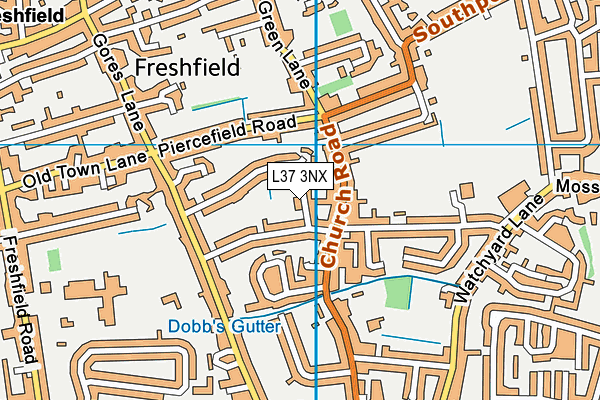 L37 3NX map - OS VectorMap District (Ordnance Survey) L37 3NX map - OS VectorMap District (Ordnance Survey)