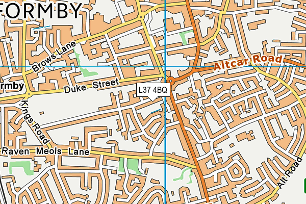 L37 4BQ map - OS VectorMap District (Ordnance Survey) L37 4BQ map - OS VectorMap District (Ordnance Survey)