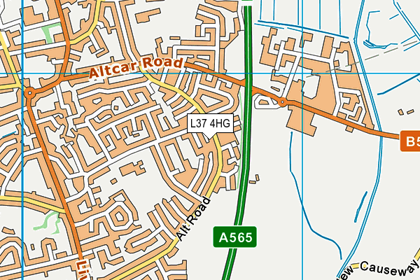 L37 4HG map - OS VectorMap District (Ordnance Survey) L37 4HG map - OS VectorMap District (Ordnance Survey)
