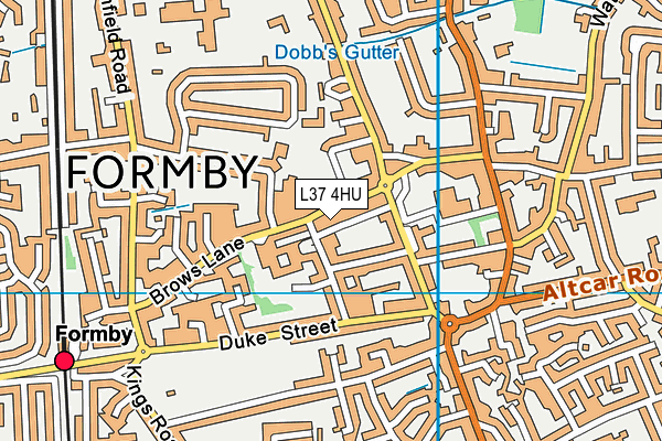 L37 4HU map - OS VectorMap District (Ordnance Survey) L37 4HU map - OS VectorMap District (Ordnance Survey)