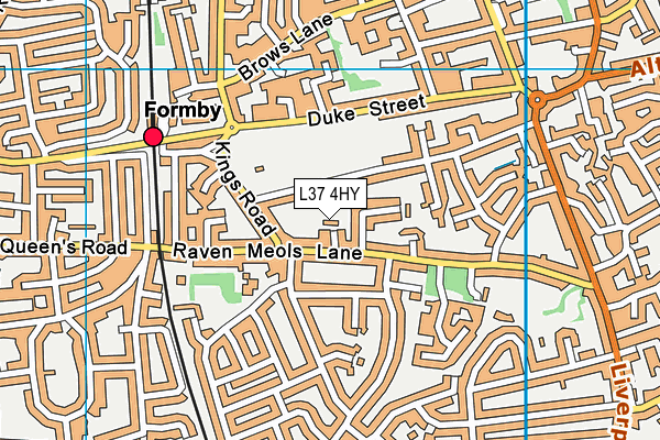 L37 4HY map - OS VectorMap District (Ordnance Survey) L37 4HY map - OS VectorMap District (Ordnance Survey)