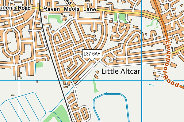 L37 6AH map - OS VectorMap District (Ordnance Survey) L37 6AH map - OS VectorMap District (Ordnance Survey)