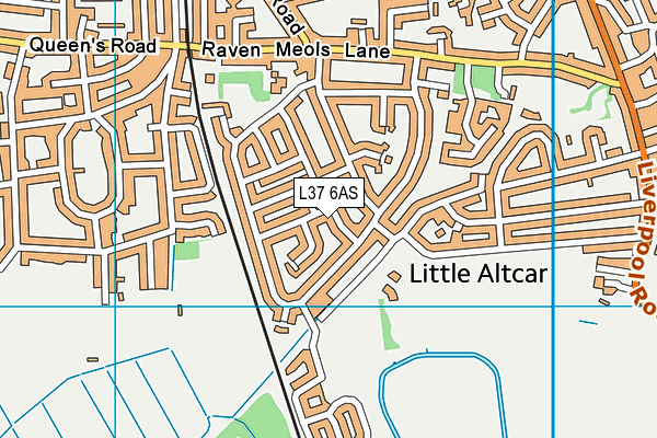 L37 6AS map - OS VectorMap District (Ordnance Survey) L37 6AS map - OS VectorMap District (Ordnance Survey)