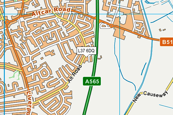 L37 6DQ map - OS VectorMap District (Ordnance Survey)