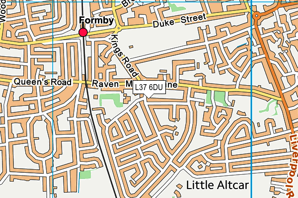 L37 6DU map - OS VectorMap District (Ordnance Survey) L37 6DU map - OS VectorMap District (Ordnance Survey)