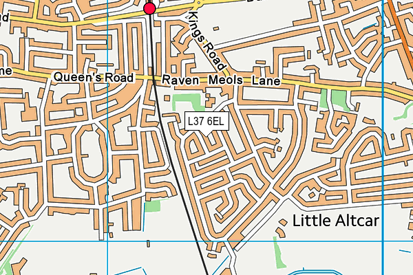 L37 6EL map - OS VectorMap District (Ordnance Survey) L37 6EL map - OS VectorMap District (Ordnance Survey)