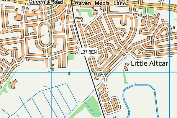 L37 6EN map - OS VectorMap District (Ordnance Survey) L37 6EN map - OS VectorMap District (Ordnance Survey)