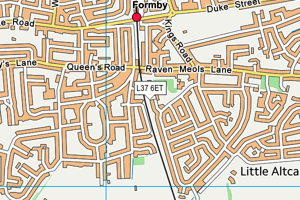 L37 6ET map - OS VectorMap District (Ordnance Survey) L37 6ET map - OS VectorMap District (Ordnance Survey)