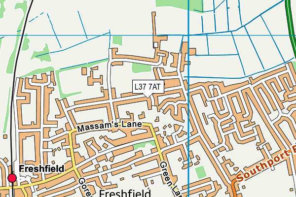 L37 7AT map - OS VectorMap District (Ordnance Survey) L37 7AT map - OS VectorMap District (Ordnance Survey)