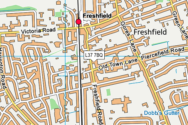 L37 7BQ map - OS VectorMap District (Ordnance Survey) L37 7BQ map - OS VectorMap District (Ordnance Survey)
