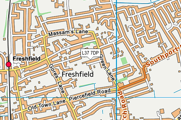 L37 7DP map - OS VectorMap District (Ordnance Survey) L37 7DP map - OS VectorMap District (Ordnance Survey)