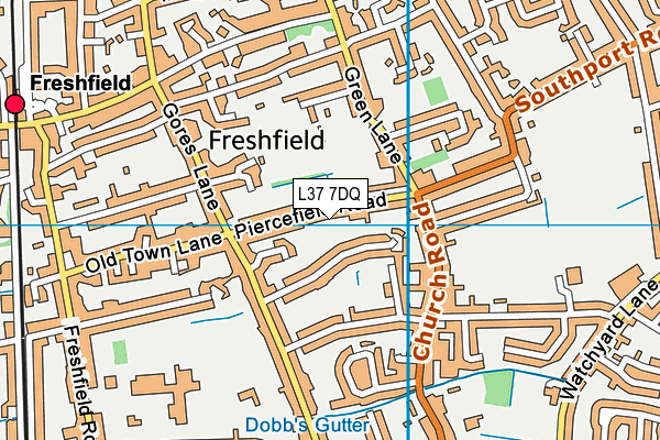 L37 7DQ map - OS VectorMap District (Ordnance Survey) L37 7DQ map - OS VectorMap District (Ordnance Survey)