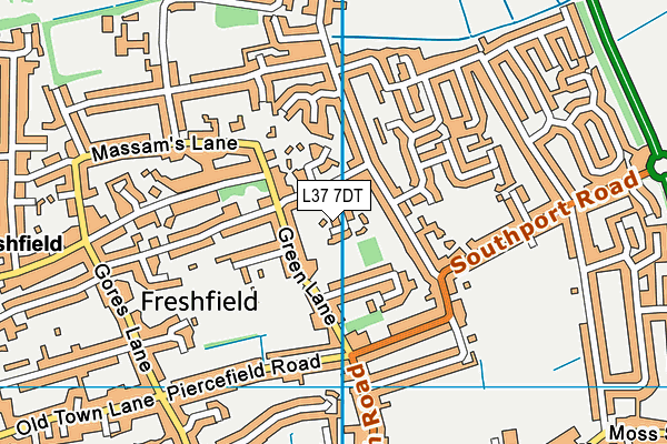 L37 7DT map - OS VectorMap District (Ordnance Survey) L37 7DT map - OS VectorMap District (Ordnance Survey)