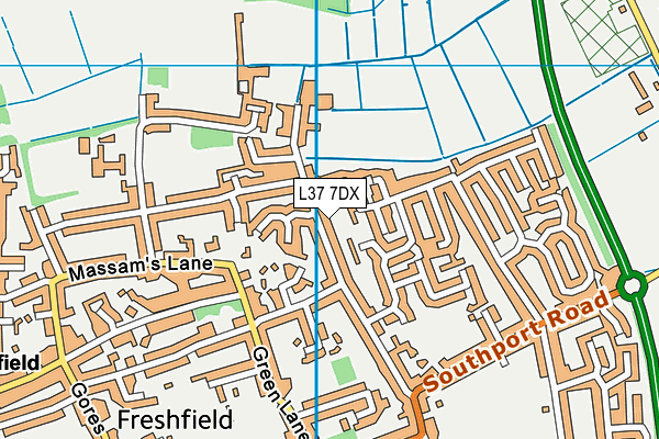 L37 7DX map - OS VectorMap District (Ordnance Survey) L37 7DX map - OS VectorMap District (Ordnance Survey)