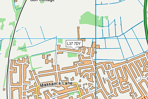 L37 7DY map - OS VectorMap District (Ordnance Survey) L37 7DY map - OS VectorMap District (Ordnance Survey)