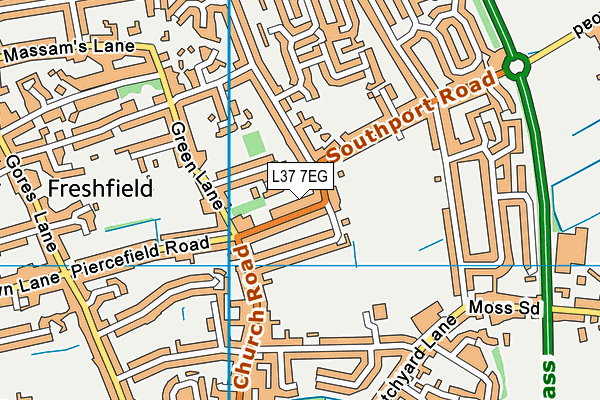 L37 7EG map - OS VectorMap District (Ordnance Survey) L37 7EG map - OS VectorMap District (Ordnance Survey)