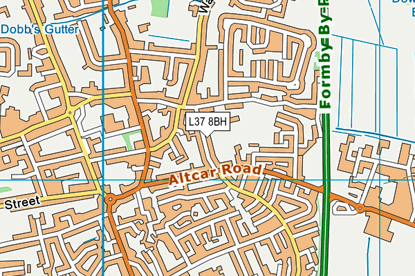 L37 8BH map - OS VectorMap District (Ordnance Survey) L37 8BH map - OS VectorMap District (Ordnance Survey)