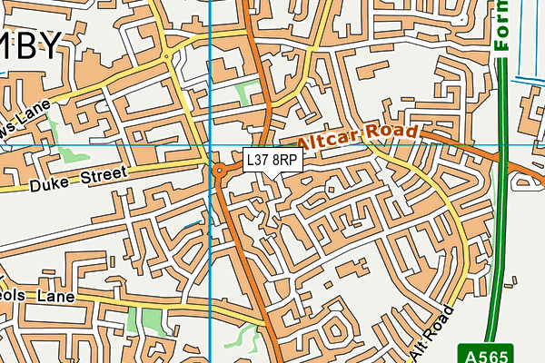 L37 8RP map - OS VectorMap District (Ordnance Survey) L37 8RP map - OS VectorMap District (Ordnance Survey)