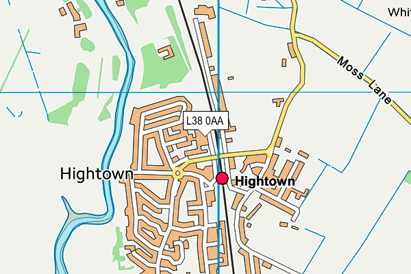 L38 0AA map - OS VectorMap District (Ordnance Survey) L38 0AA map - OS VectorMap District (Ordnance Survey)