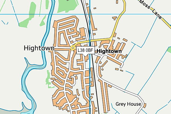 L38 0BF map - OS VectorMap District (Ordnance Survey) L38 0BF map - OS VectorMap District (Ordnance Survey)