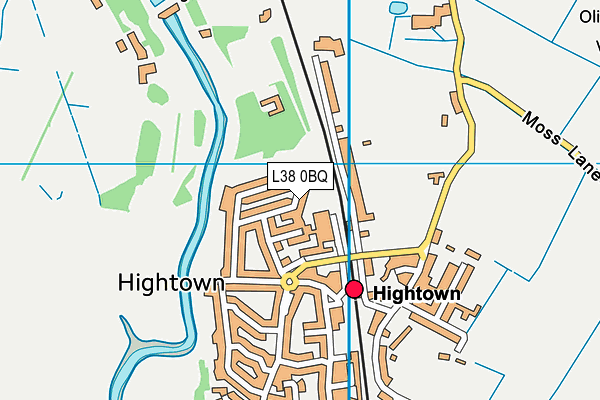 L38 0BQ map - OS VectorMap District (Ordnance Survey) L38 0BQ map - OS VectorMap District (Ordnance Survey)