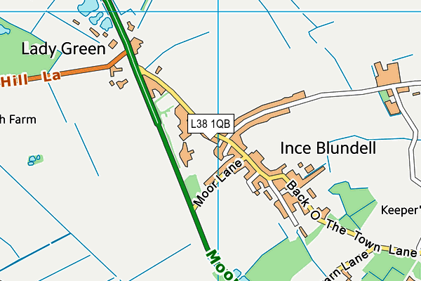L38 1QB map - OS VectorMap District (Ordnance Survey) L38 1QB map - OS VectorMap District (Ordnance Survey)