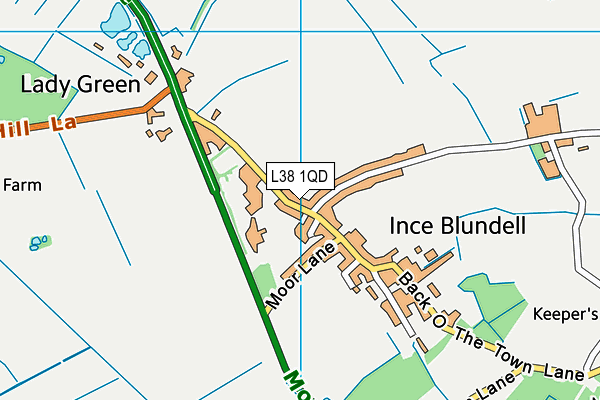 L38 1QD map - OS VectorMap District (Ordnance Survey) L38 1QD map - OS VectorMap District (Ordnance Survey)