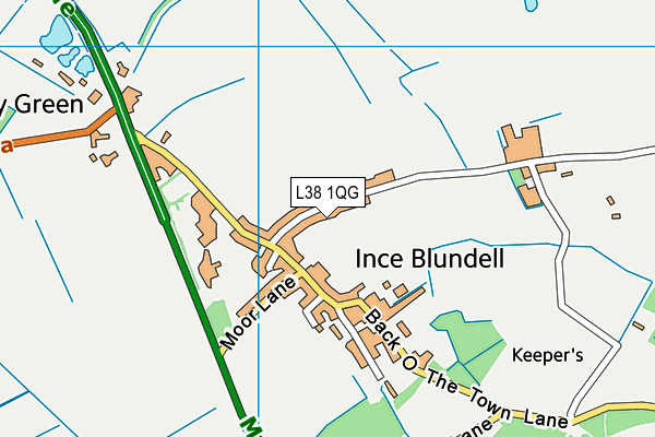 L38 1QG map - OS VectorMap District (Ordnance Survey) L38 1QG map - OS VectorMap District (Ordnance Survey)