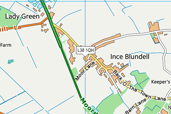 L38 1QH map - OS VectorMap District (Ordnance Survey) L38 1QH map - OS VectorMap District (Ordnance Survey)