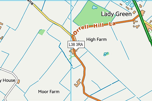 L38 3RA map - OS VectorMap District (Ordnance Survey) L38 3RA map - OS VectorMap District (Ordnance Survey)