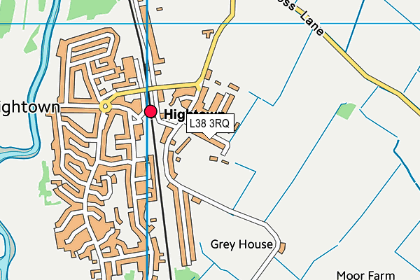 L38 3RQ map - OS VectorMap District (Ordnance Survey) L38 3RQ map - OS VectorMap District (Ordnance Survey)
