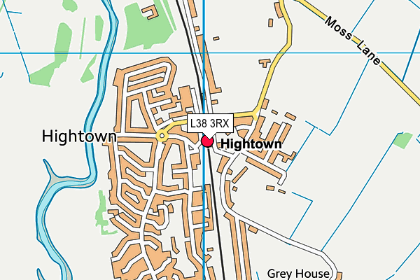 L38 3RX map - OS VectorMap District (Ordnance Survey) L38 3RX map - OS VectorMap District (Ordnance Survey)