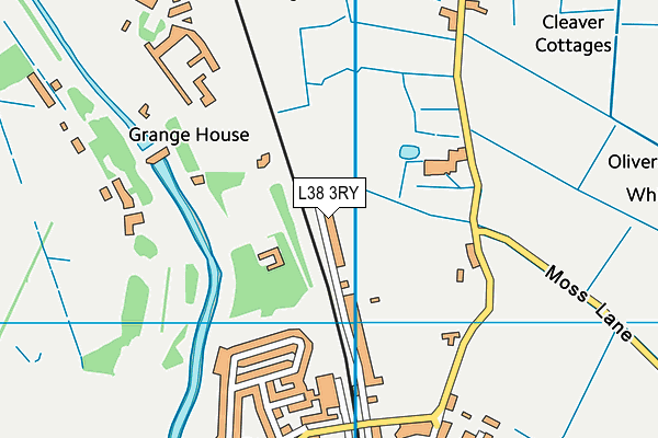 L38 3RY map - OS VectorMap District (Ordnance Survey) L38 3RY map - OS VectorMap District (Ordnance Survey)