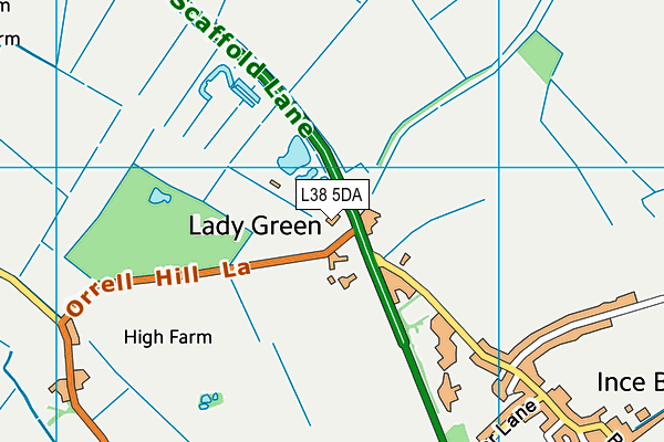 L38 5DA map - OS VectorMap District (Ordnance Survey) L38 5DA map - OS VectorMap District (Ordnance Survey)