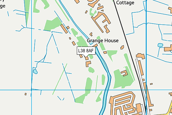 L38 8AF map - OS VectorMap District (Ordnance Survey) L38 8AF map - OS VectorMap District (Ordnance Survey)