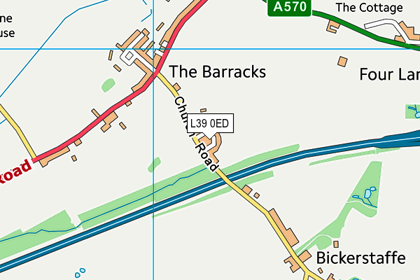 L39 0ED map - OS VectorMap District (Ordnance Survey) L39 0ED map - OS VectorMap District (Ordnance Survey)