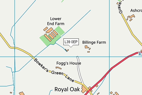 L39 0EP map - OS VectorMap District (Ordnance Survey) L39 0EP map - OS VectorMap District (Ordnance Survey)