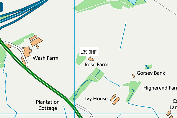 L39 0HF map - OS VectorMap District (Ordnance Survey) L39 0HF map - OS VectorMap District (Ordnance Survey)