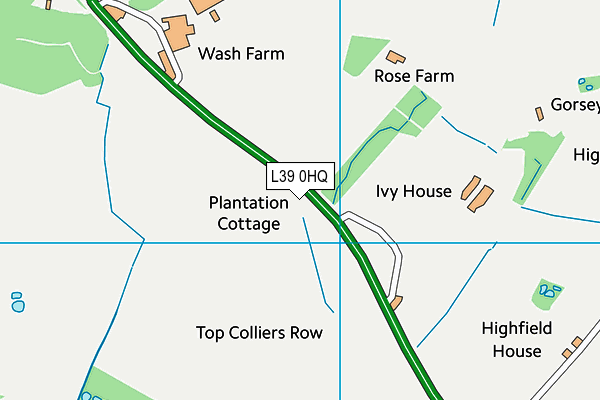 L39 0HQ map - OS VectorMap District (Ordnance Survey)
