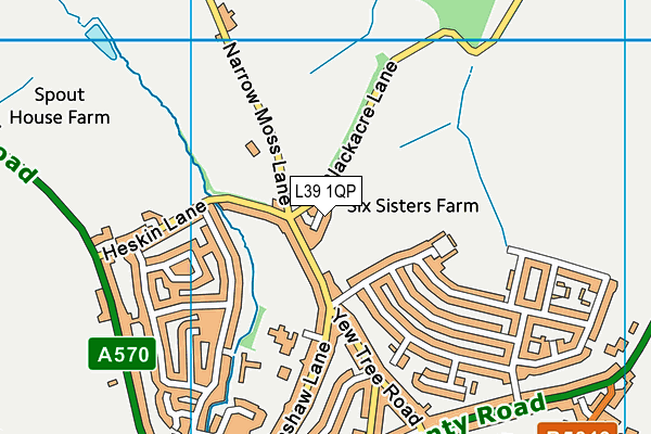 L39 1QP map - OS VectorMap District (Ordnance Survey) L39 1QP map - OS VectorMap District (Ordnance Survey)