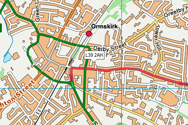 L39 2AH map - OS VectorMap District (Ordnance Survey) L39 2AH map - OS VectorMap District (Ordnance Survey)